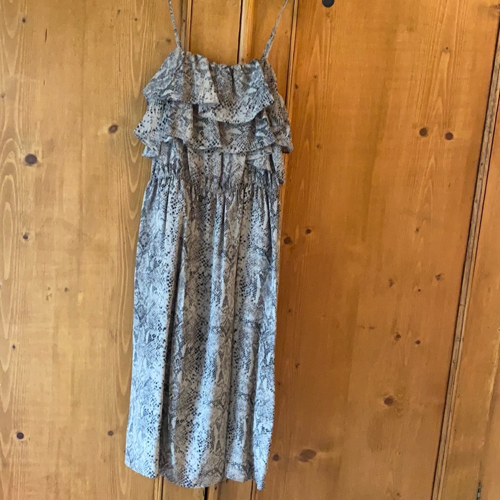 Rebecca Taylor silk snake dress, size 2